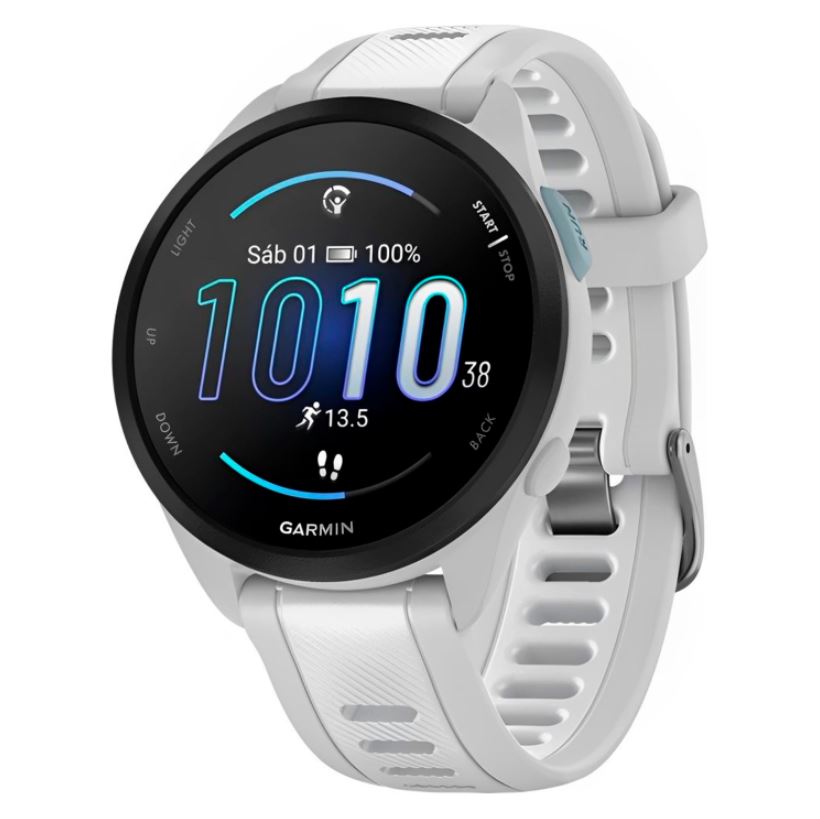 Smartwatch Garmin Forerunner 165 Music 010-02863-31 - Gris Y Blanco