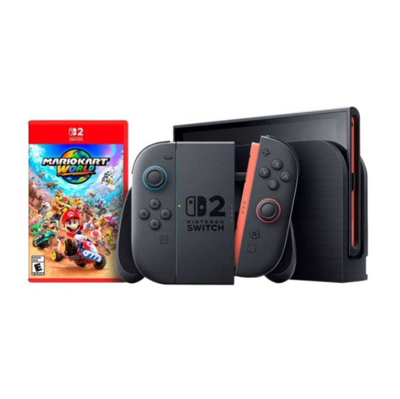 Consola Nintendo Switch 2 256GB UK + Juego Mario Karf Word Físico - Gris