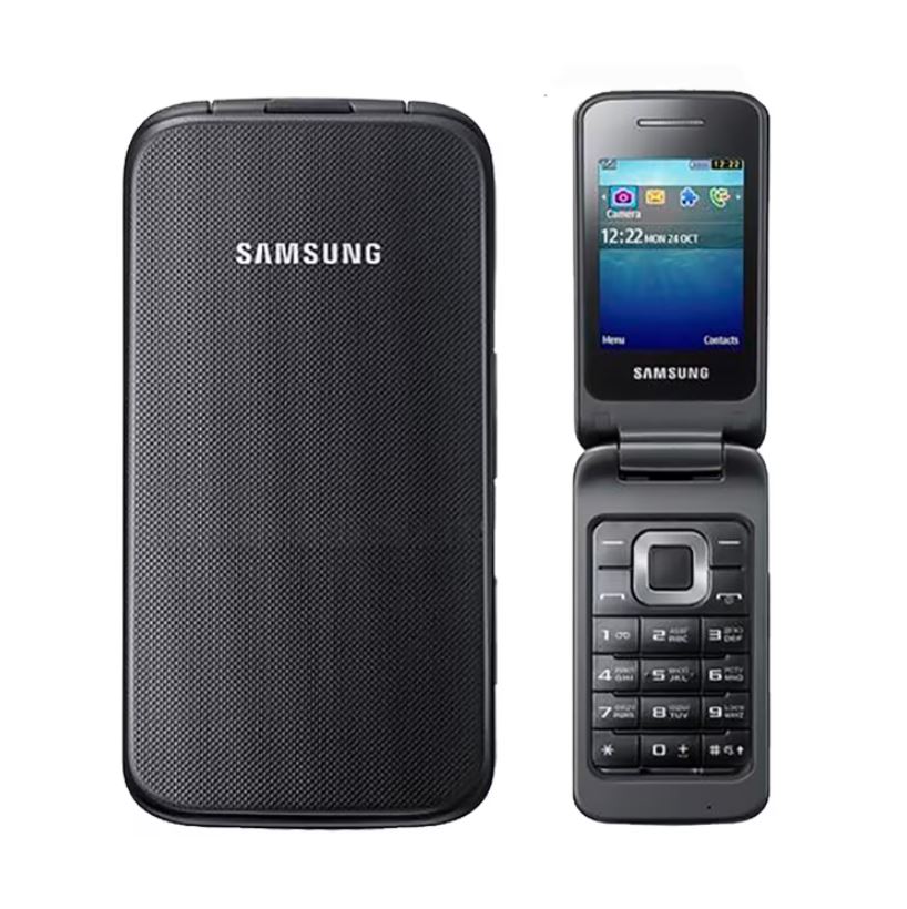 Celular Samsung GT-C3520 Flip Single SIM Pant. 2.4" - Negro
