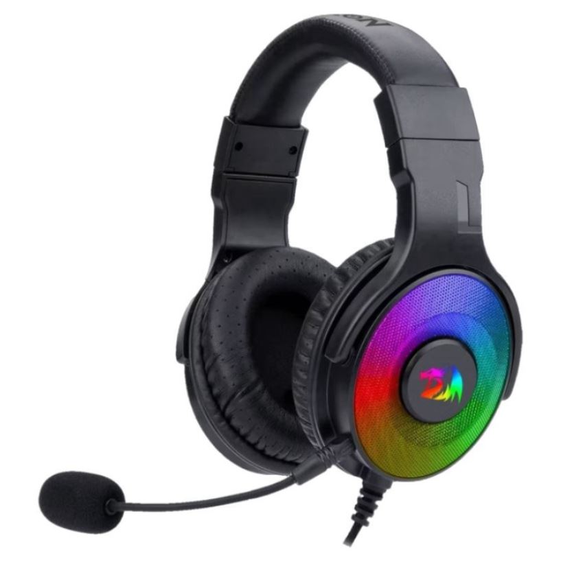 Headset Gamer Redragon Pandora H350-RGB USB - Negro