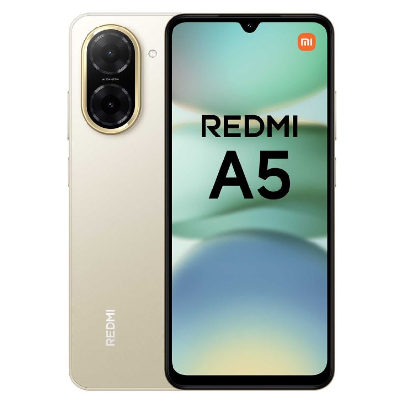 Celular Xiaomi Redmi A5 128GB /4GB RAM /Dual SIM /6.88 /Cam 32MP - Dorado (Global)