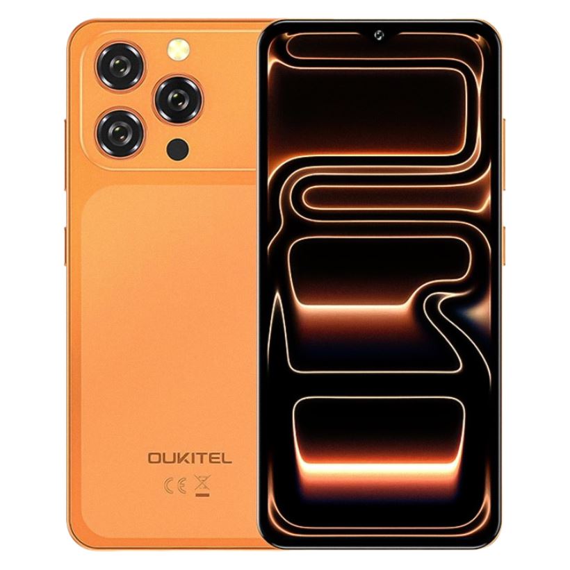 Celular Oukitel C17 128GB 4GB RAM Dual SIM Pant. 6.52" 13MP - Naranjado
