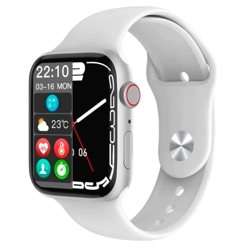 Smartwatch TEC W8 45MM - Plateado/Blanco