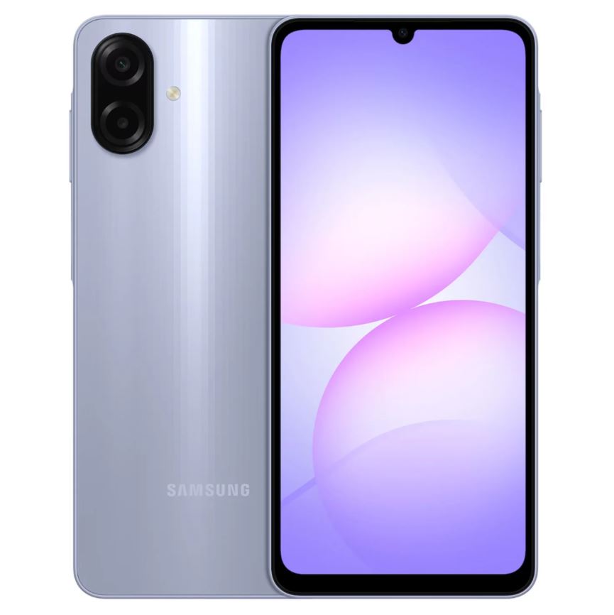 Celular Samsung Galaxy A07 SM-A075M 128GB 4GB RAM Dual SIM Tela 6.7" - Lila (Caja Slim)