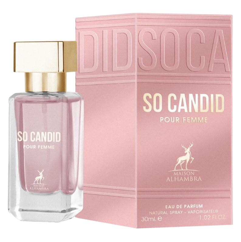 Perfume Maison Alhambra So Candid Pour Femme Eau De Parfum Femenino 30ml