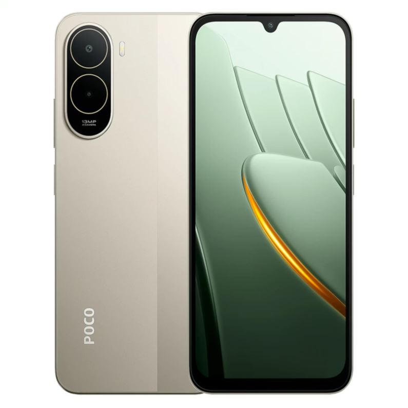 Celular Xiaomi Poco C81 Pro 256GB 4GB RAM Dual SIM Pant. 6.9" - Dorado (Global)