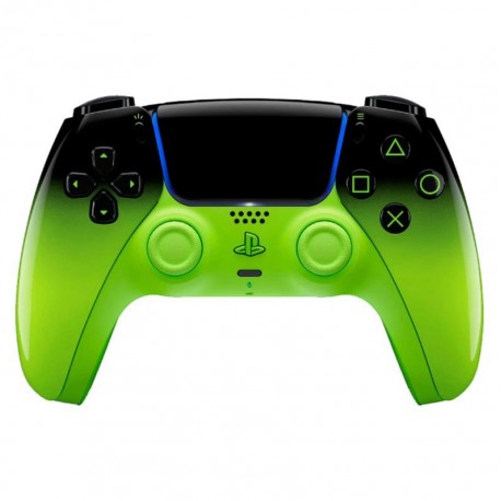 Control Sony DualSense Hyperpop Remix Green Wireless Para PS5 - Verde Y Negro