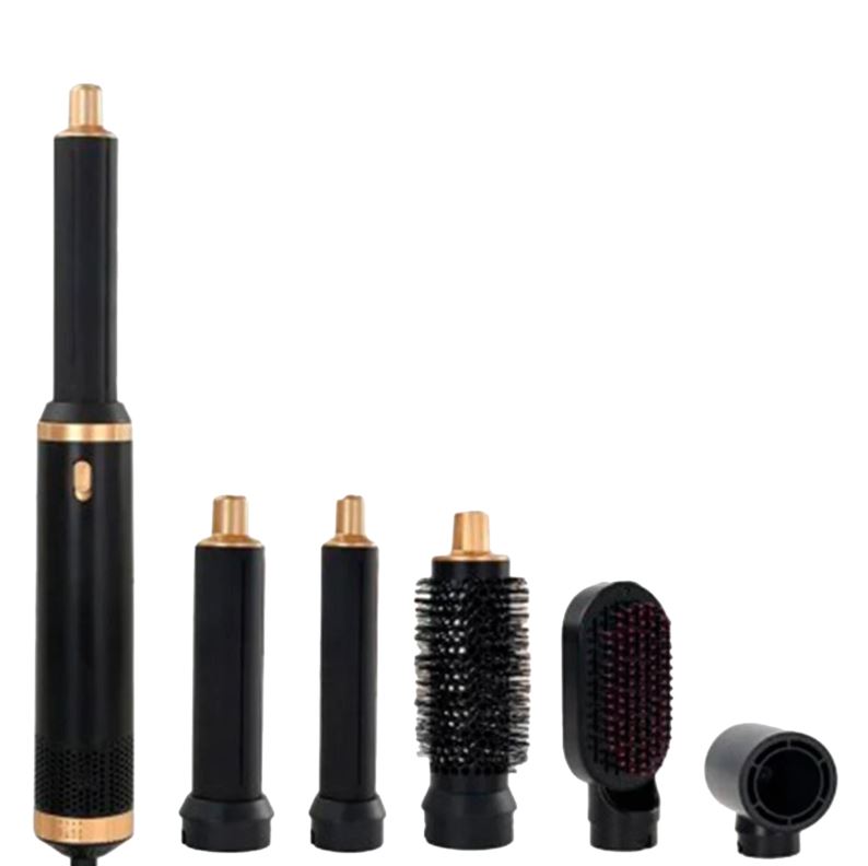 Kit De Secador Y Modelador Tucano TC-S51 5 En 1 1200W 220V 50/60HZ - Negro Y Dorado