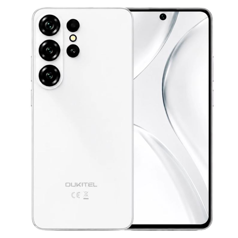 Celular Oukitel C26 128GB 6GB RAM Dual SIM Pant. 6.63" - Blanco
