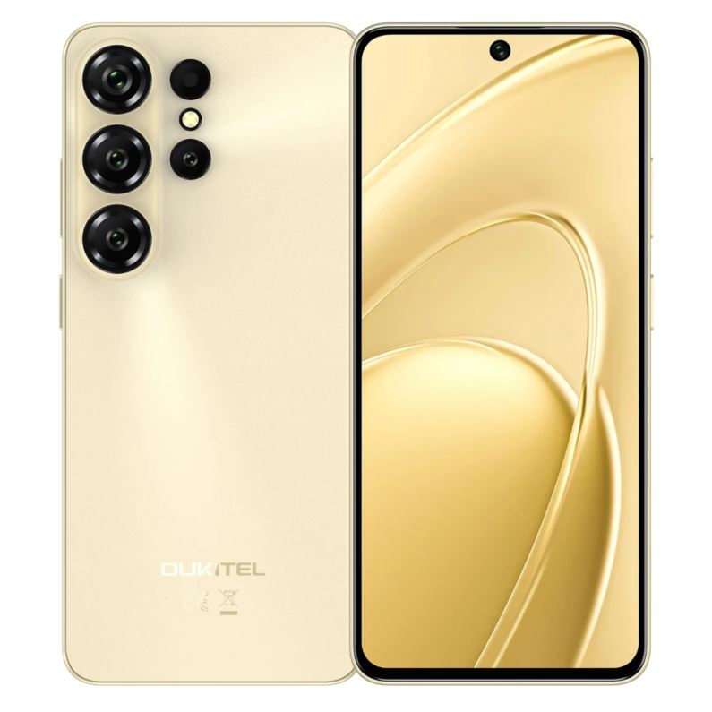 Celular Oukitel C26 128GB 6GB RAM Dual SIM Pant. 6.63" - Dorado