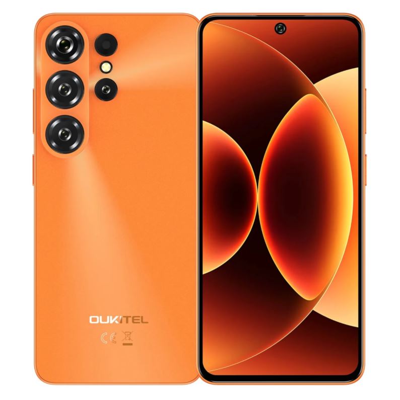 Celular Oukitel C26 128GB 6GB RAM Dual SIM Pant. 6.63" - Naranjado