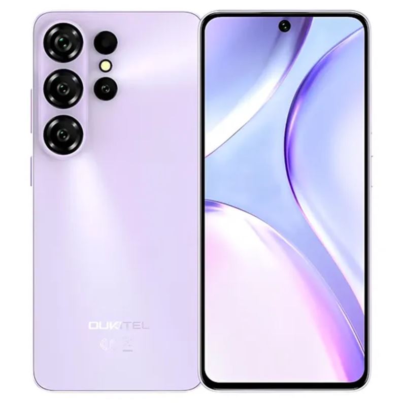 Celular Oukitel C26 128GB 6GB RAM Dual SIM Pant. 6.63" - Lila