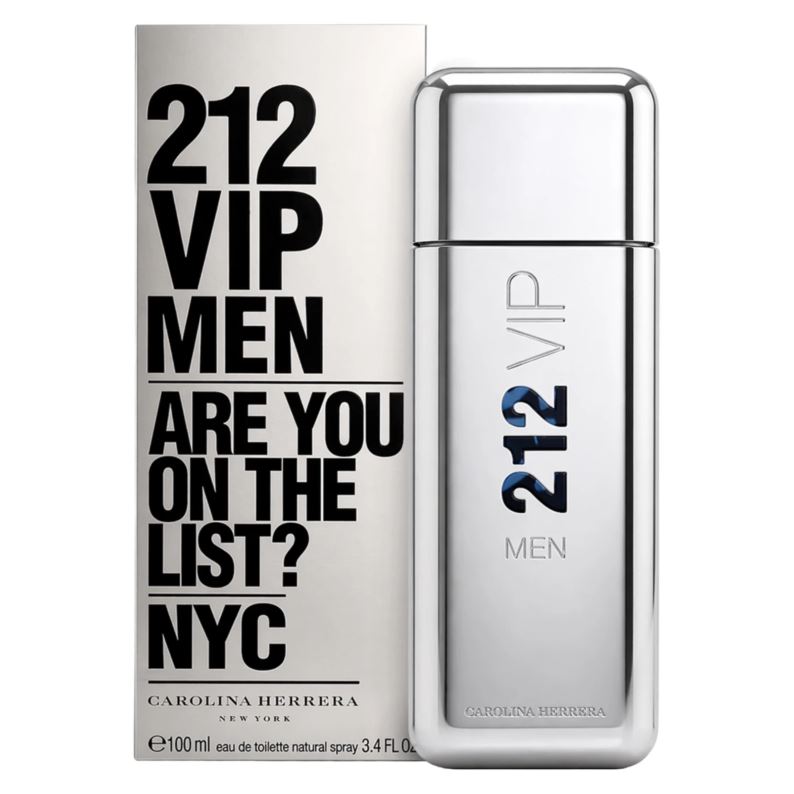 Perfume Carolina Herrera 212 Vip Eau De Toilette Masculino 100ml
