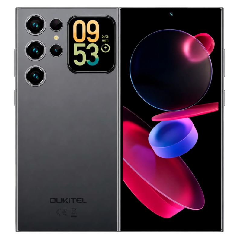 Celular Oukitel C72 128GB 4GB RAM Dual SIM Pantalla 6.88" - Negro