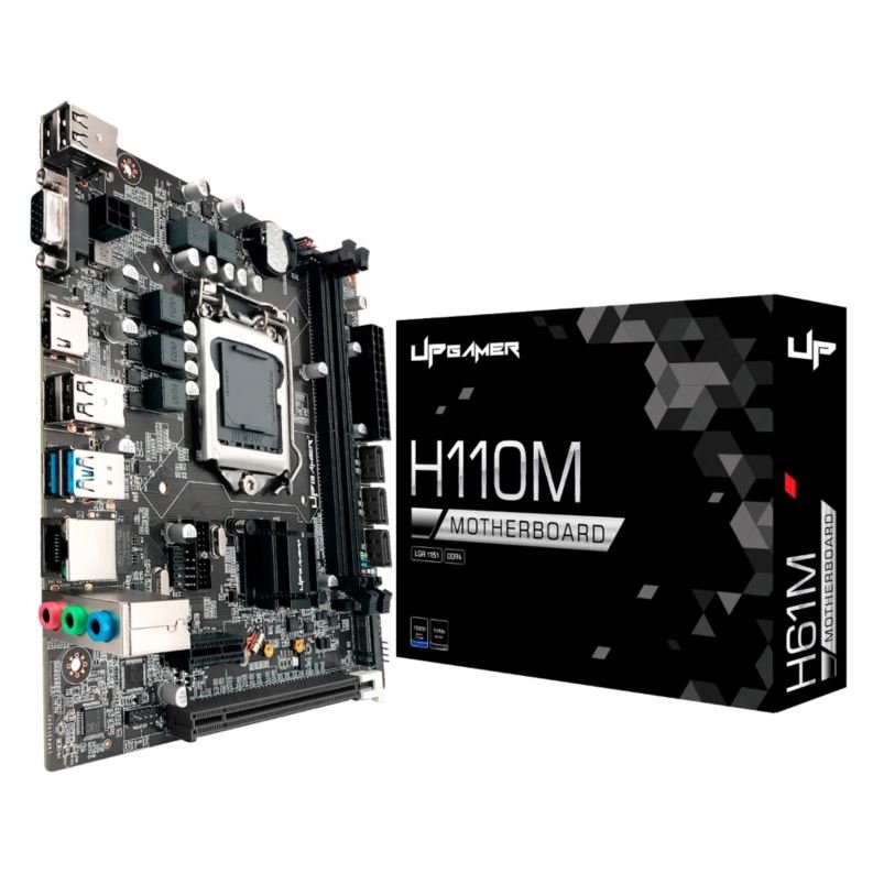 Placa Madre UP Gamer H110MDR4 DDR4 Socket LGA 1151 Chipset Intel H110 Micro ATX