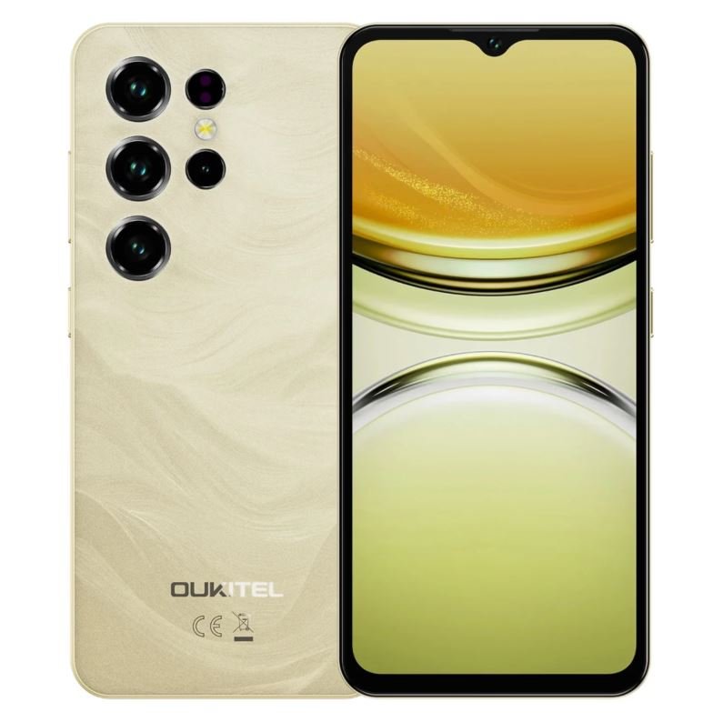 Celular Oukitel C2 256GB 4GB RAM Dual SIM Pantalla 6.52" - Dorado
