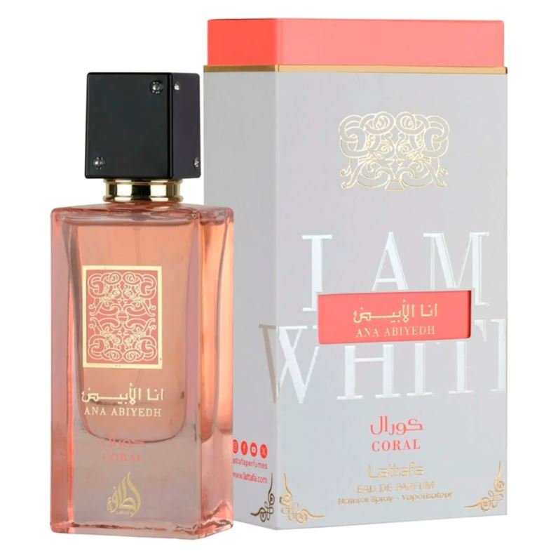 Perfume Lattafa Ana Abiyedh Coral Eau De Parfum Unissex 60ml