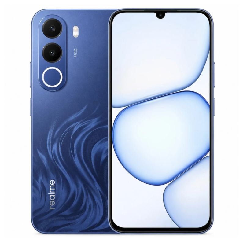 Celular Realme C100x RMX5366 128GB 4GB RAM Dual SIM NFC Pantalla 6.8" - Azul (Anatel)