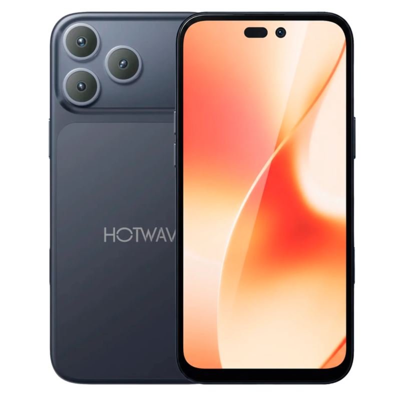 Celular HOTWAV A18 Pro Max 128GB 4GB RAM Dual SIM Pant. 6.65" 48MP - Space Gray